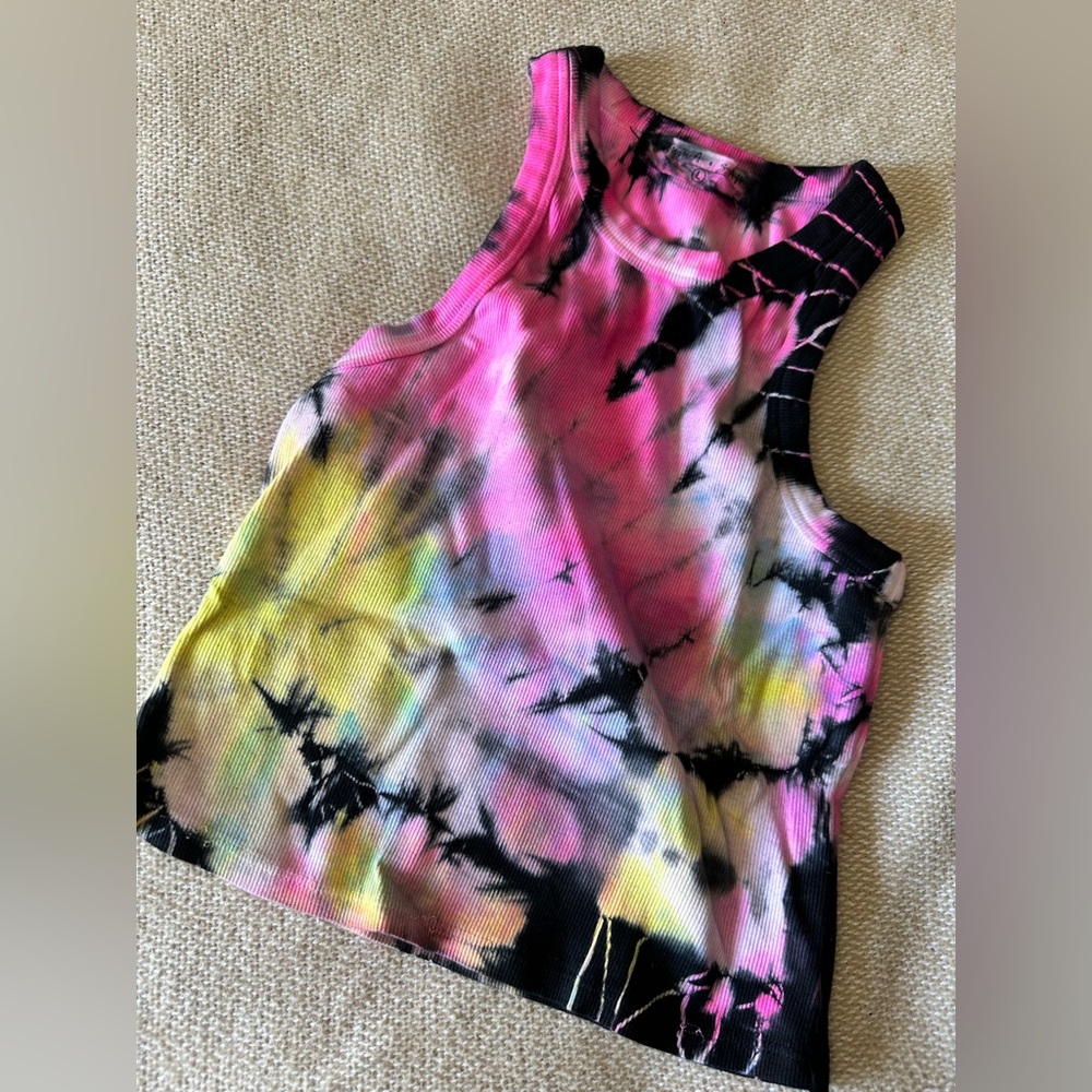 LF Tie Dye Tank Top Crop